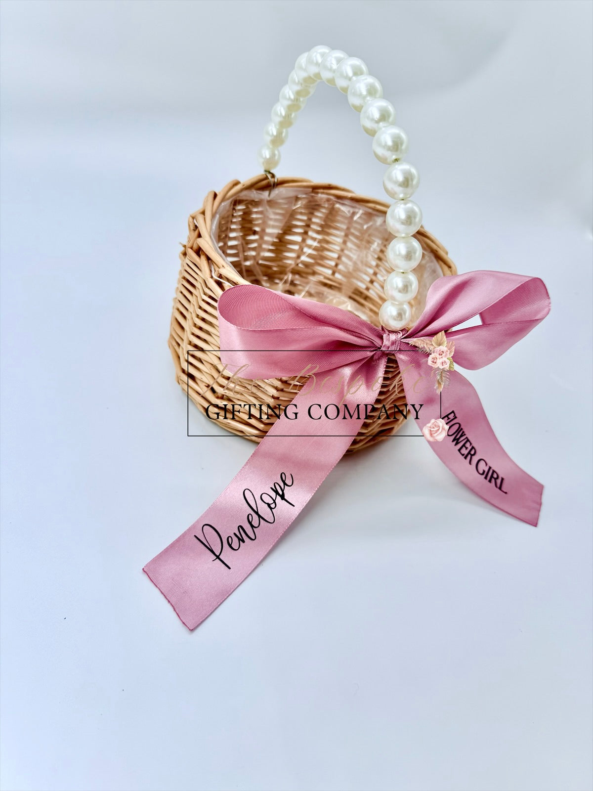 Personalised Flower Girl Basket