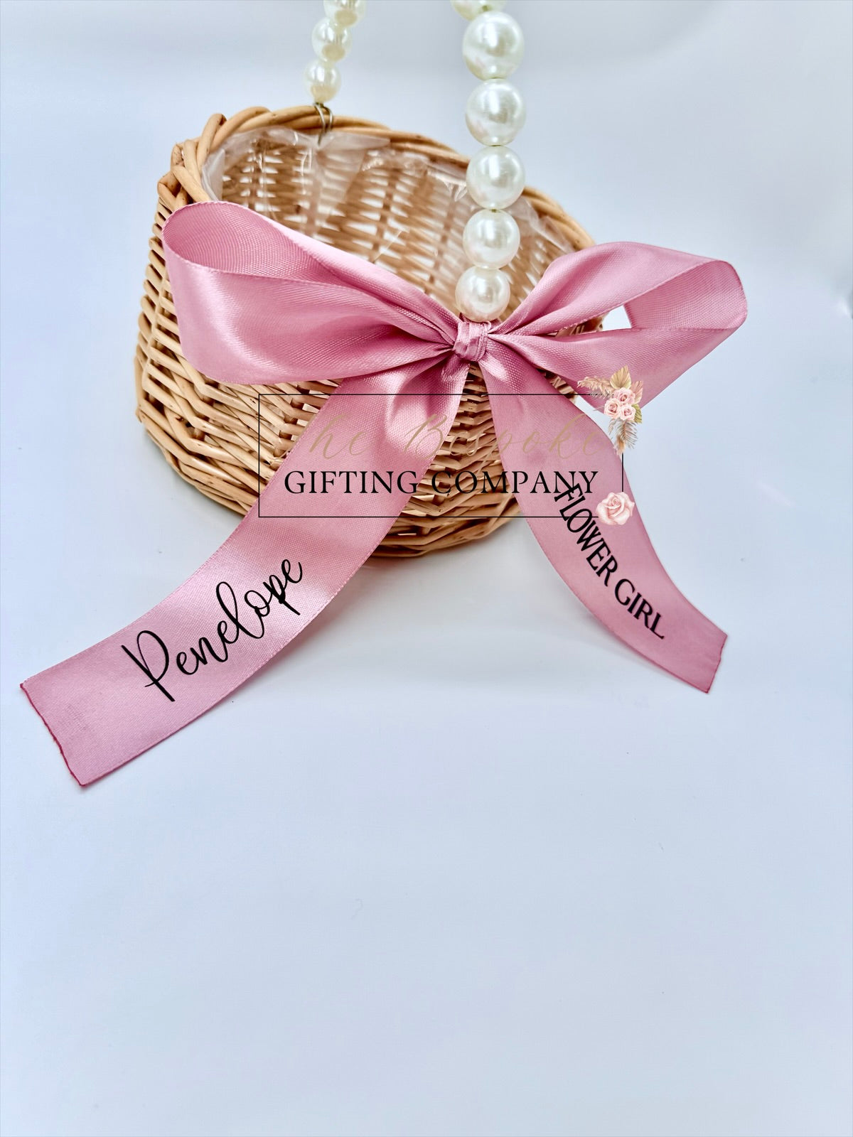 Personalised Flower Girl Basket