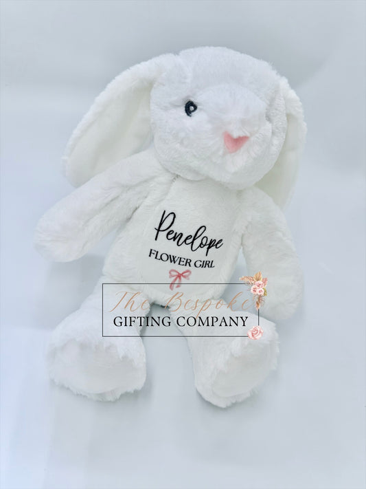 Personalised Flower Girl Bunny