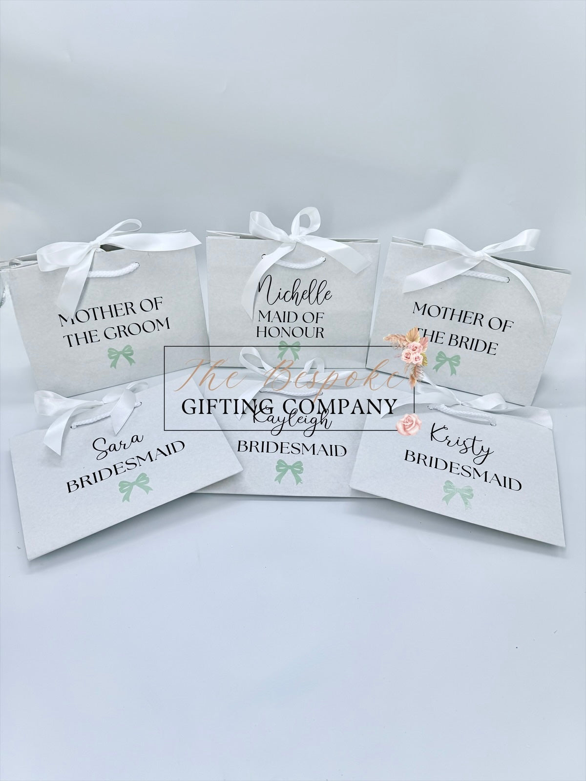 Small White Gift Bag with Bow