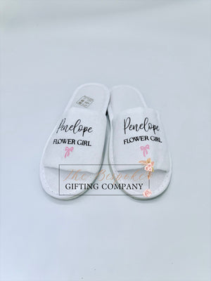 Personalised Bridal Slippers