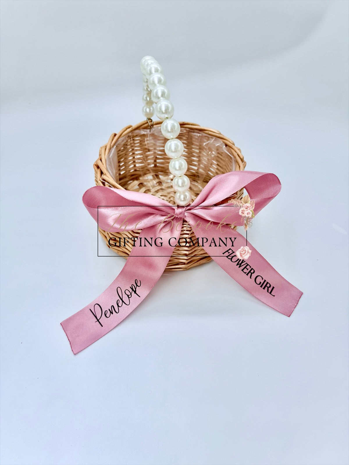 Personalised Flower Girl Basket
