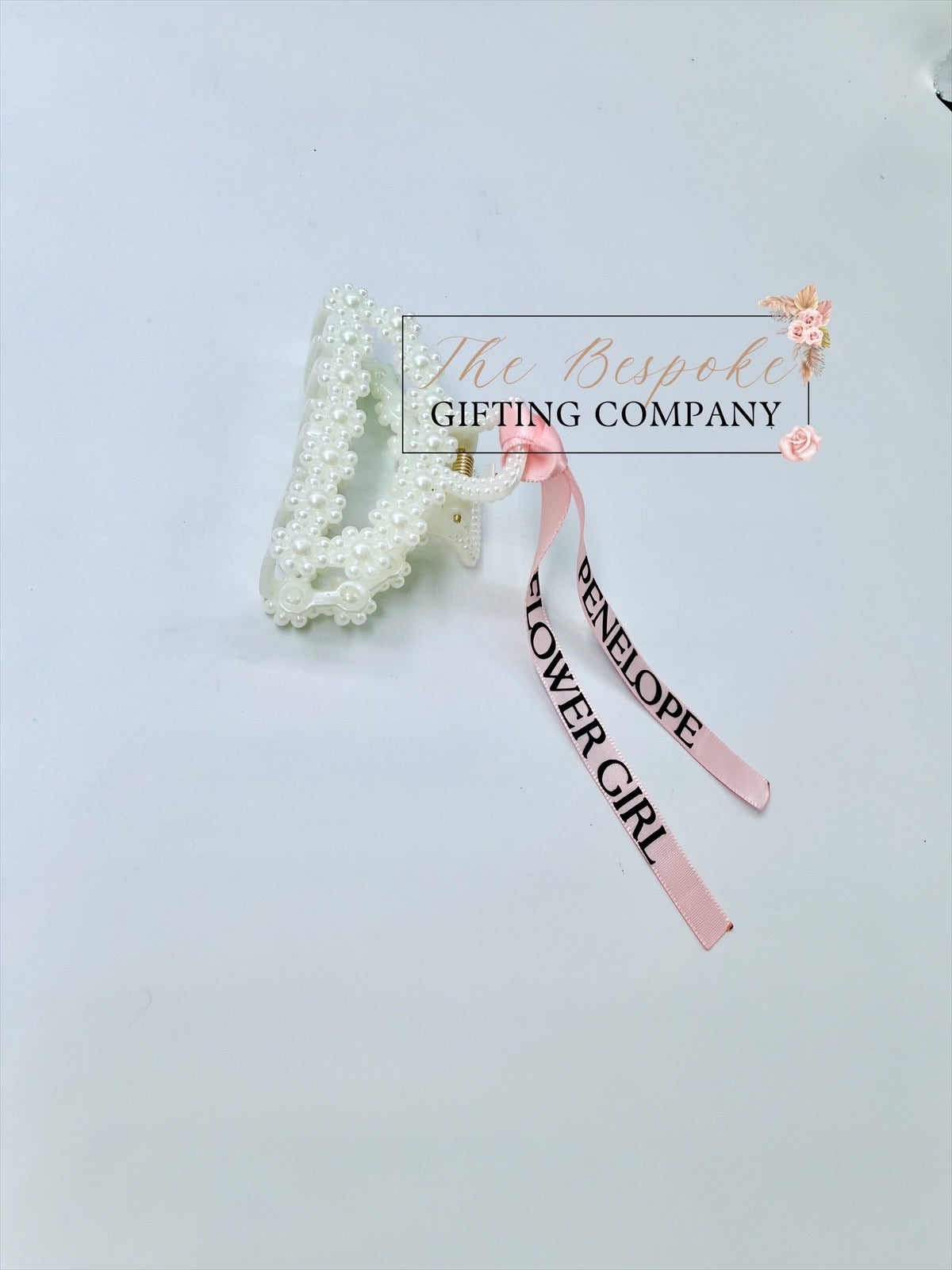 Rounded Personalised Hair Clip
