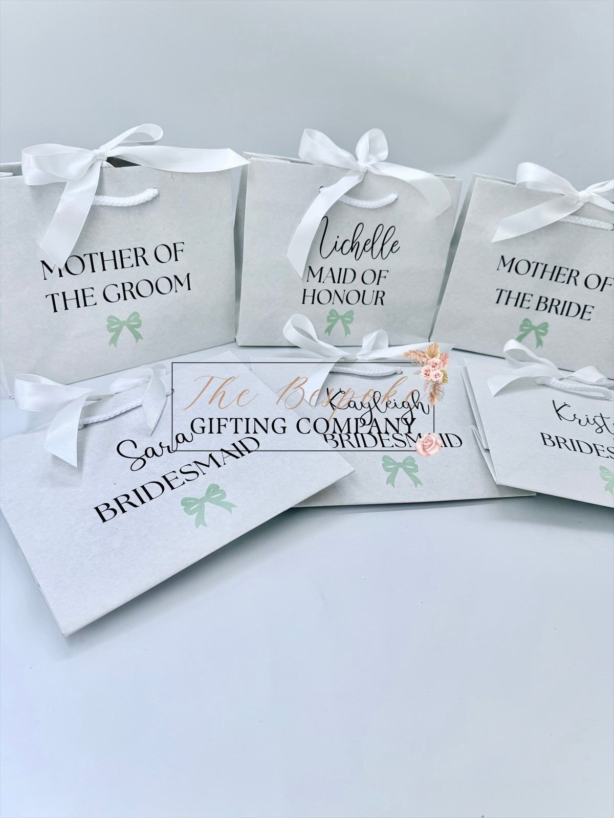 Small White Gift Bag with Bow