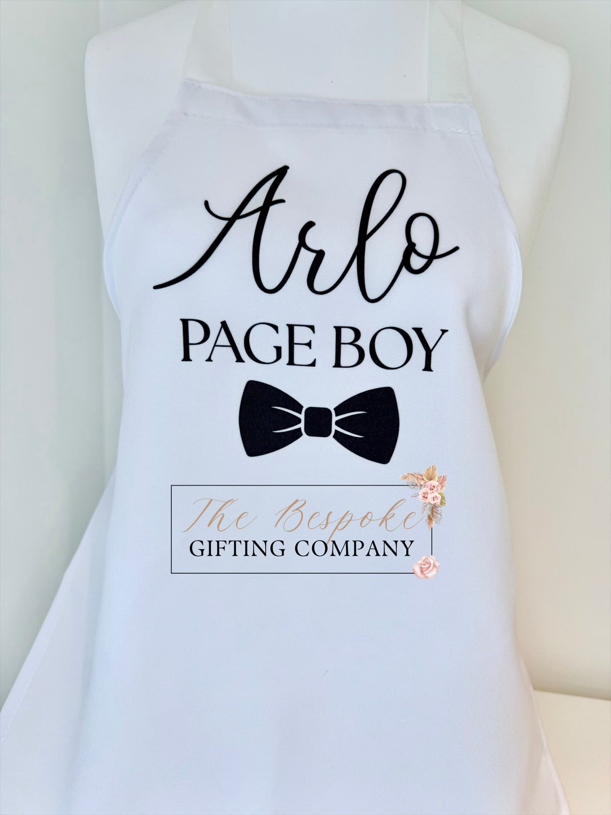 Personalised Page Boy Apron