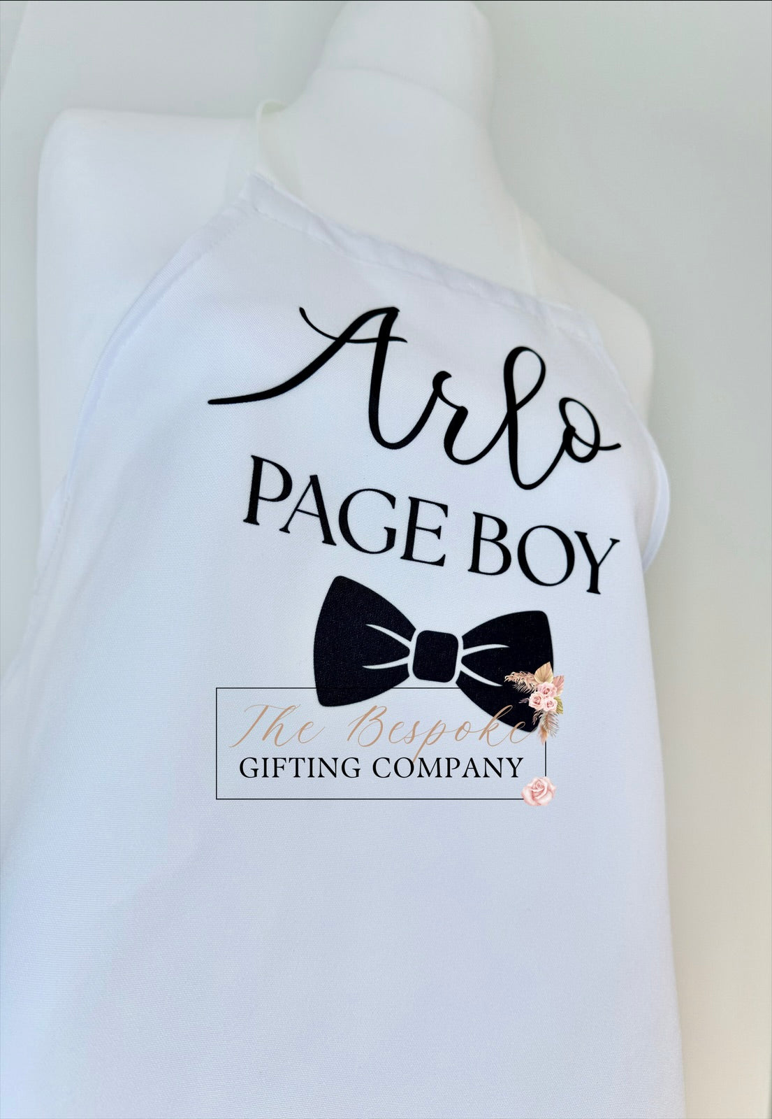 Personalised Page Boy Apron