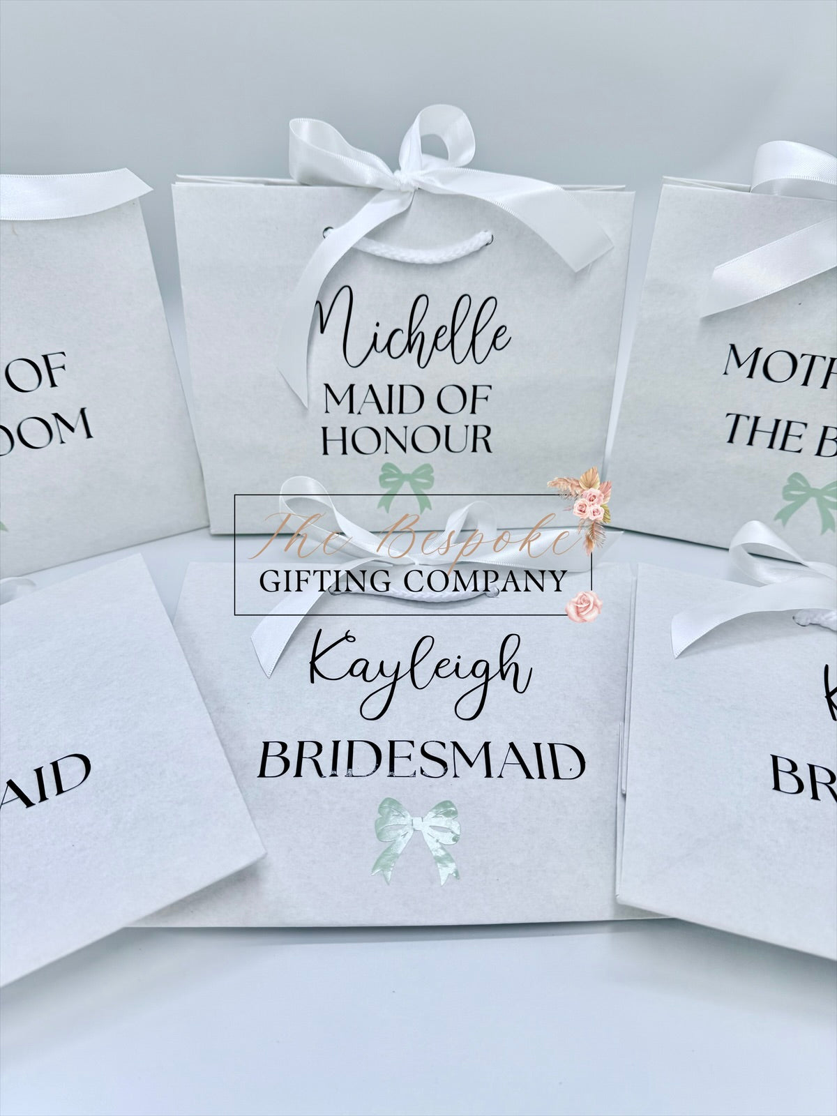 Small White Gift Bag with Bow