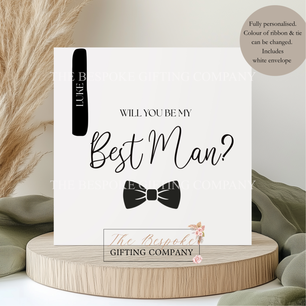 Best Man Proposal Card